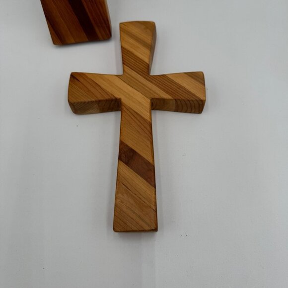 Natural Wooden Cross - Salvaged Wood Cross - Christian Cross - One of A Kind Cro - Picture 3 of 12